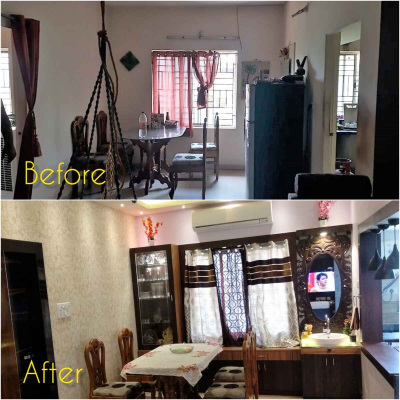 home renovation before and after photo