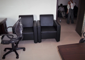 Visitor waiting room for office