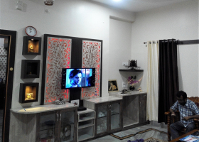 TV unit in living room design ideas