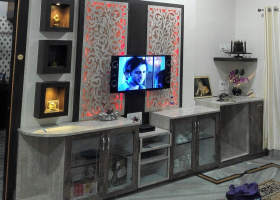 TV unit in living room design ideas