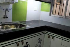 Modular kitchen with duco paint